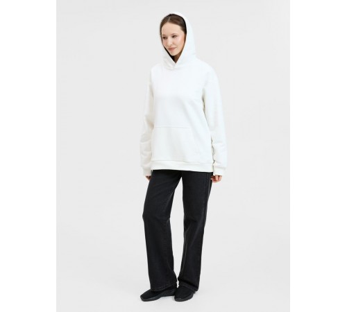 Худи унисекс оверсайз Songo, молочно-белое