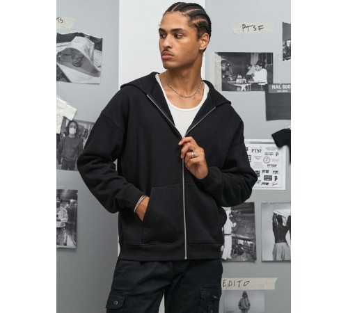 Толстовка унисекс на молнии Jelo, черная