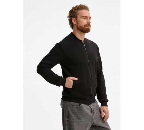 Бомбер унисекс Townie, черный