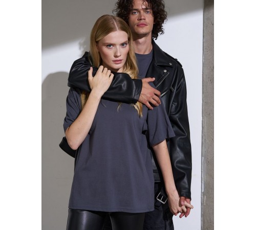 Футболка Oversize Premium, темно-серая (антрацит)
