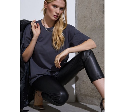 Футболка Oversize Premium, темно-серая (антрацит)