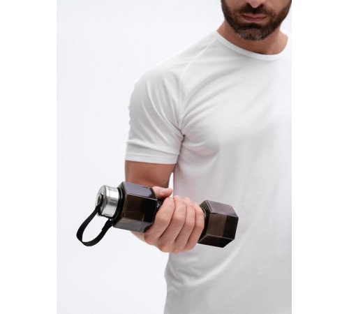 Бутылка для воды Hantelis, черная