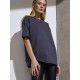 Футболка Oversize Premium, темно-серая (антрацит)