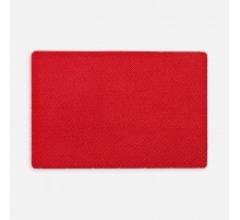 Наклейка тканевая Lunga, L, красная