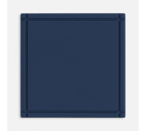 Лейбл из ПВХ Dzeta, L, темно-синий