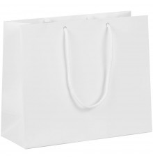 Пакет бумажный с ламинацией Lami Tote S, белый