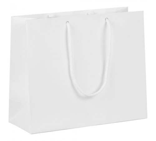 Пакет бумажный с ламинацией Lami Tote S, белый