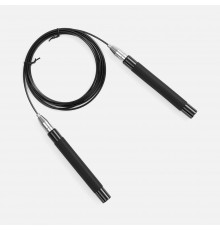 Скоростная скакалка Profi Comfi, черная