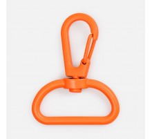 Застежка-карабин Snap Hook, L, оранжевый неон