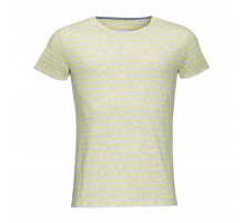 Футболка Miles Men серая с желтым