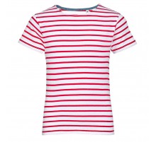 Футболка детская Miles Kids белая с красным