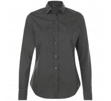 Рубашка женская Becker Women, темно-серая с белым