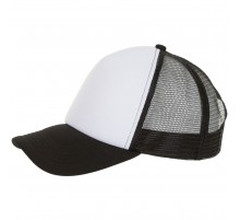 Бейсболка Bubble, черная с белым