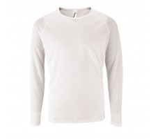 Футболка с длинным рукавом Sporty LSL Men, белая
