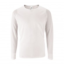 Футболка с длинным рукавом Sporty LSL Men, белая