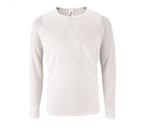 Футболка с длинным рукавом Sporty LSL Men, белая