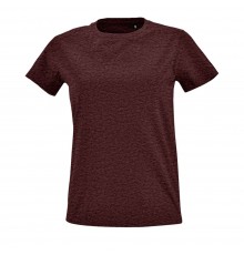 Футболка женская Imperial Fit Women, бордовый меланж