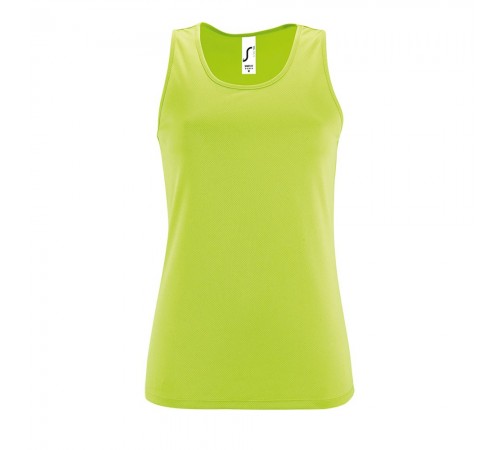 Майка женская Sporty TT Women, зеленое яблоко