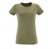 Футболка женская Regent Fit Women, меланж хаки