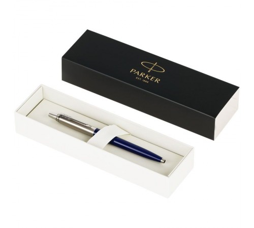 Ручка шариковая Parker Jotter Originals Navy Blue Chrome CT, темно-синяя