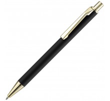 Ручка шариковая Lobby Soft Touch Gold, черная