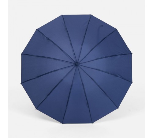 Зонт складной Skymate с УФ-защитой и ручкой-карабином, темно-синий