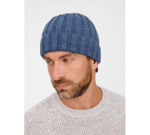 Шапка Metelitsa, синий меланж (джинс)