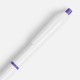 Ручка шариковая Bright Pop, белая с фиолетовым