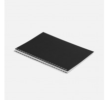 Блокнот Salvador в клетку, черный ver.2