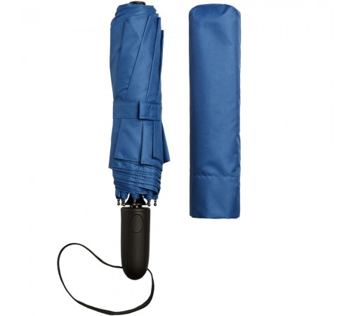 Складной зонт Magic с проявляющимся рисунком, синий