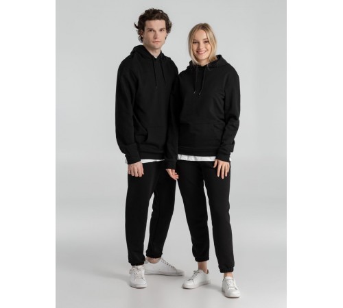 Толстовка с капюшоном унисекс Hoodie, черная Толстовка с капюшоном унисекс Hoodie, черная
