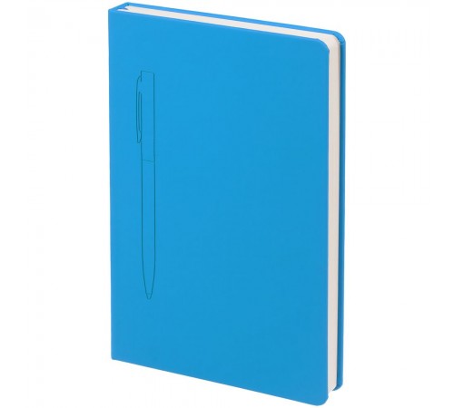 Ежедневник Magnet Shall, недатированный, голубой