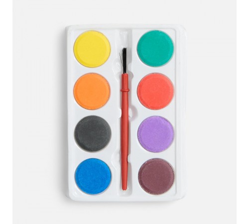 Краски Artmony, 8 цветов с кисточкой