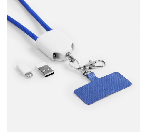 Кабель-ланьярд energyFlex Pro, синий