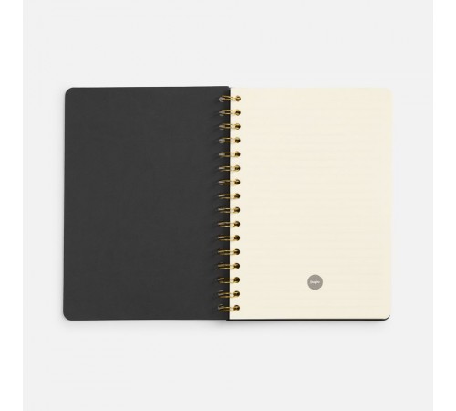 Ежедневник Spiral, недатированный, черный