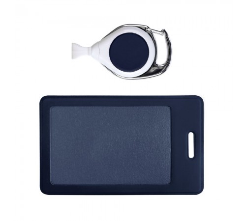 Чехол для пропуска с ретрактором Dorset, синий