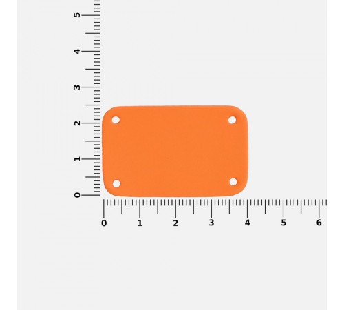 Лейбл Eta Soft Touch, S, оранжевый