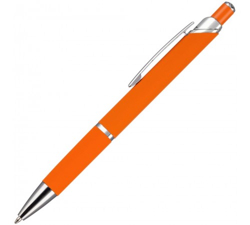 Ручка шариковая Chromos Soft Touch, оранжевая