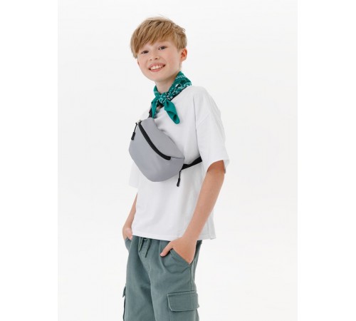Детская поясная сумка Sonrisa, серая