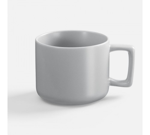 Чашка Jumbo в коробке матовая, светло-серая