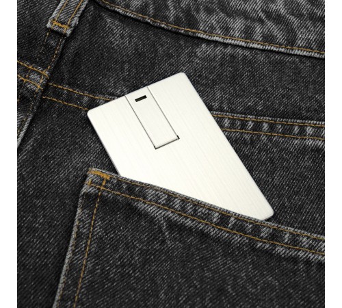 Флешка Platinum Card, 32 Гб, серебристая