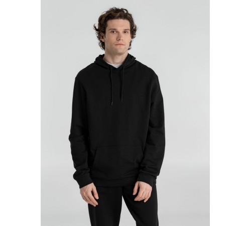 Толстовка с капюшоном унисекс Hoodie, черная Толстовка с капюшоном унисекс Hoodie, черная
