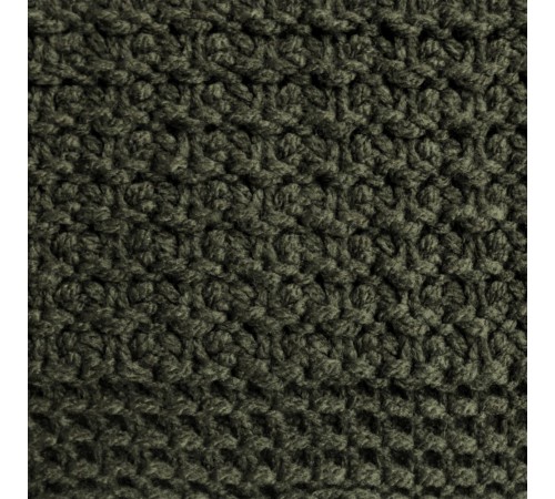 Плед Lattice, зеленый меланж (оливковый)