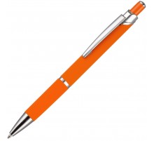 Ручка шариковая Chromos Soft Touch, оранжевая