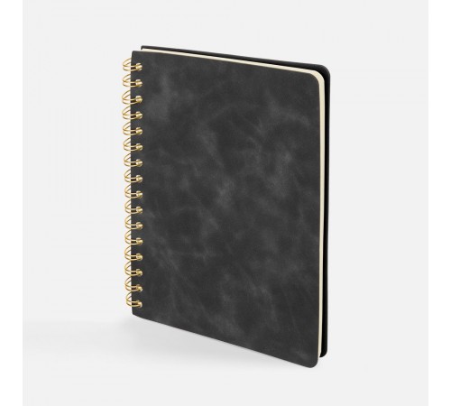 Ежедневник Spiral, недатированный, черный