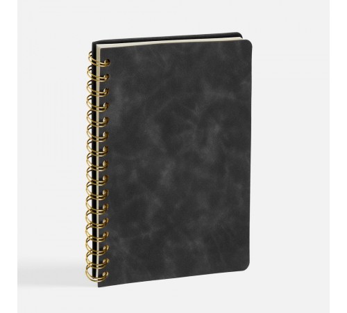 Ежедневник Spiral, недатированный, черный