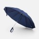Зонт обратного сложения inLoop с ручкой-карабином, темно-синий