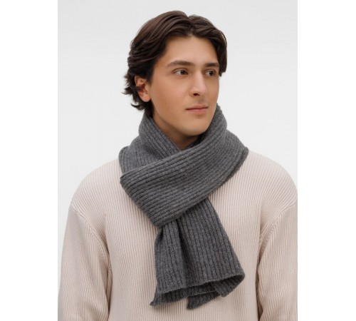 Шарф Laconi, темно-серый меланж
