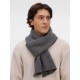Шарф Laconi, темно-серый меланж