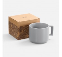 Чашка Jumbo в коробке матовая, светло-серая